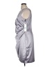 Calvin Klein 100% Polyester Silver Cocktail Dress Size 16 - photo 5