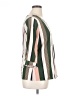 Assorted Brands 100% Polyester Stripes Green 3/4 Sleeve Blouse Size XL - photo 4