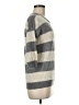 I Love H81 Stripes Gray Pullover Sweater Size M - photo 4