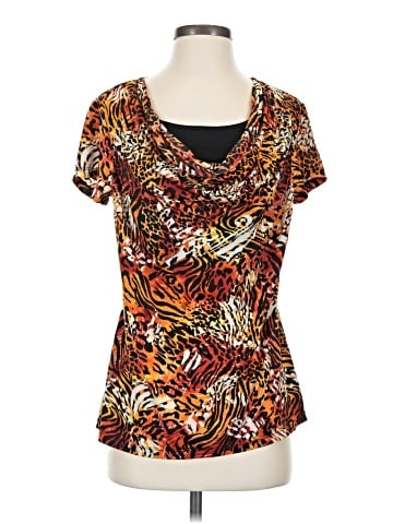 Brittany Black Short Sleeve Blouse (view 1)