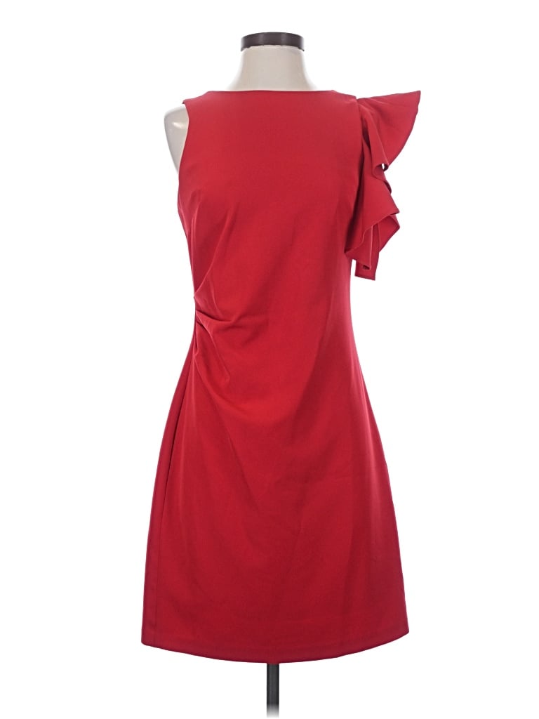 Pre-owned Julia Jordan Cocktail Dress In Red