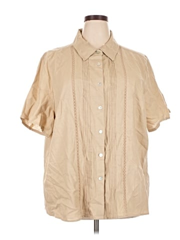 White Stag Short Sleeve Button-Down Shirt (view 1)
