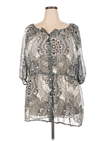 Faded Glory 3/4 Sleeve Blouse (view 1)