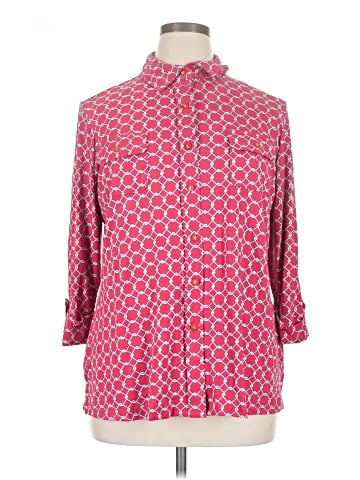 Charter Club 3/4 Sleeve Button-Down Shirt (view 1)