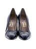 Salvatore Ferragamo Black Blue Heels Size 7 1/2 (narrow) - photo 2