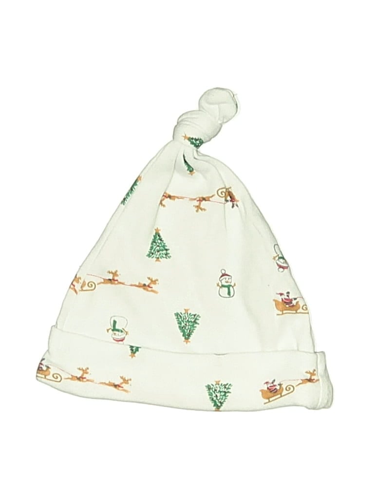 Pre-owned Chick Pea Kids' Beanie Hat In Ivory