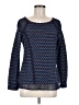 Maison Jules Polka Dots Blue Pullover Sweater Size M - photo 1