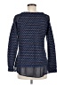 Maison Jules Polka Dots Blue Pullover Sweater Size M - photo 2
