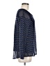Maison Jules Polka Dots Blue Pullover Sweater Size M - photo 4