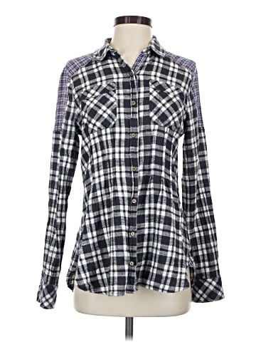 Free People Long Sleeve Button-Down Shirt (view 1)