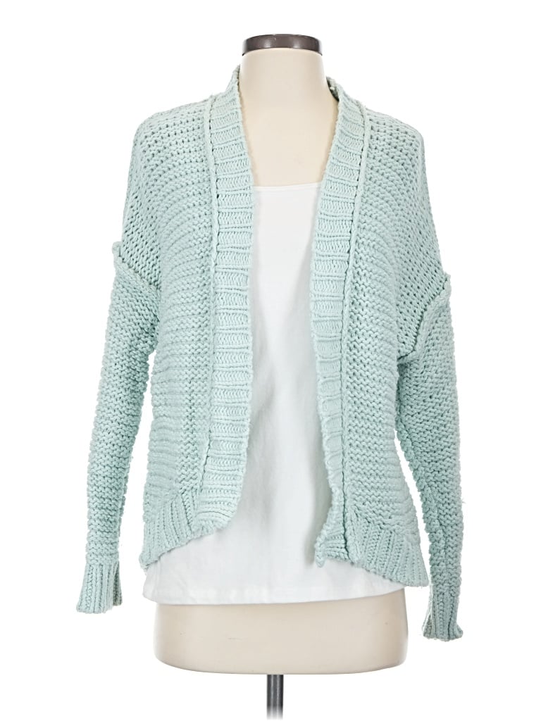Pre-owned Moth Cardigan Sweater In Teal