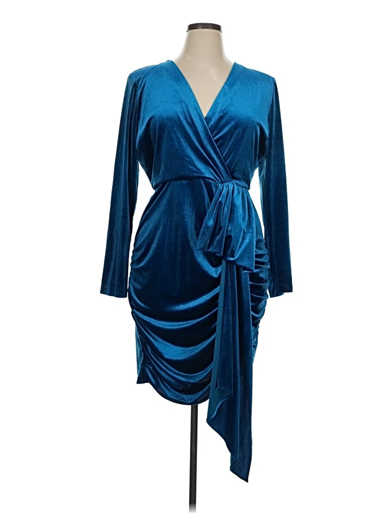 Pre-owned Alexia Admor Cocktail Dress In Blue