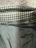 Perry Ellis Houndstooth Gray Blazer Size 12 - photo 3