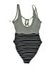 Old Navy Stripes Black One Piece Swimsuit Size M - photo 2