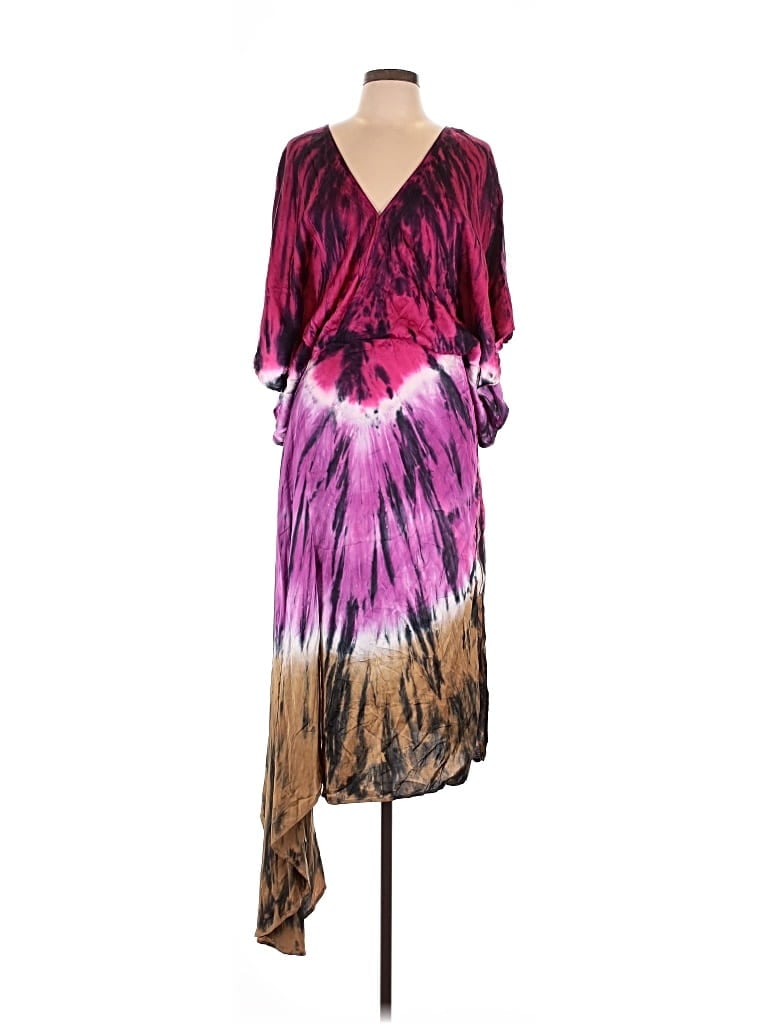 Pre-owned Yfb Cocktail Dress In Burgundy