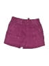 Tea 100% Cotton Solid Purple Shorts Size 3 - photo 1