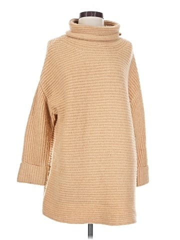 Joan Vass Turtleneck Sweater (view 1)