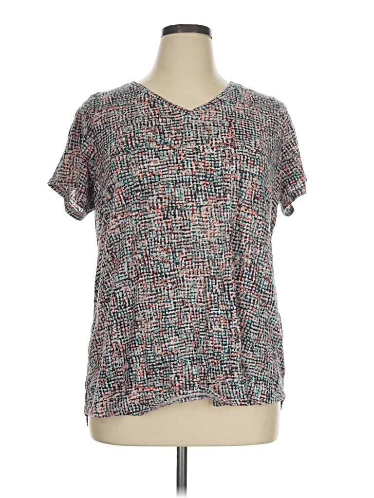 Pre-owned Evri Short Sleeve T-shirt In Silver