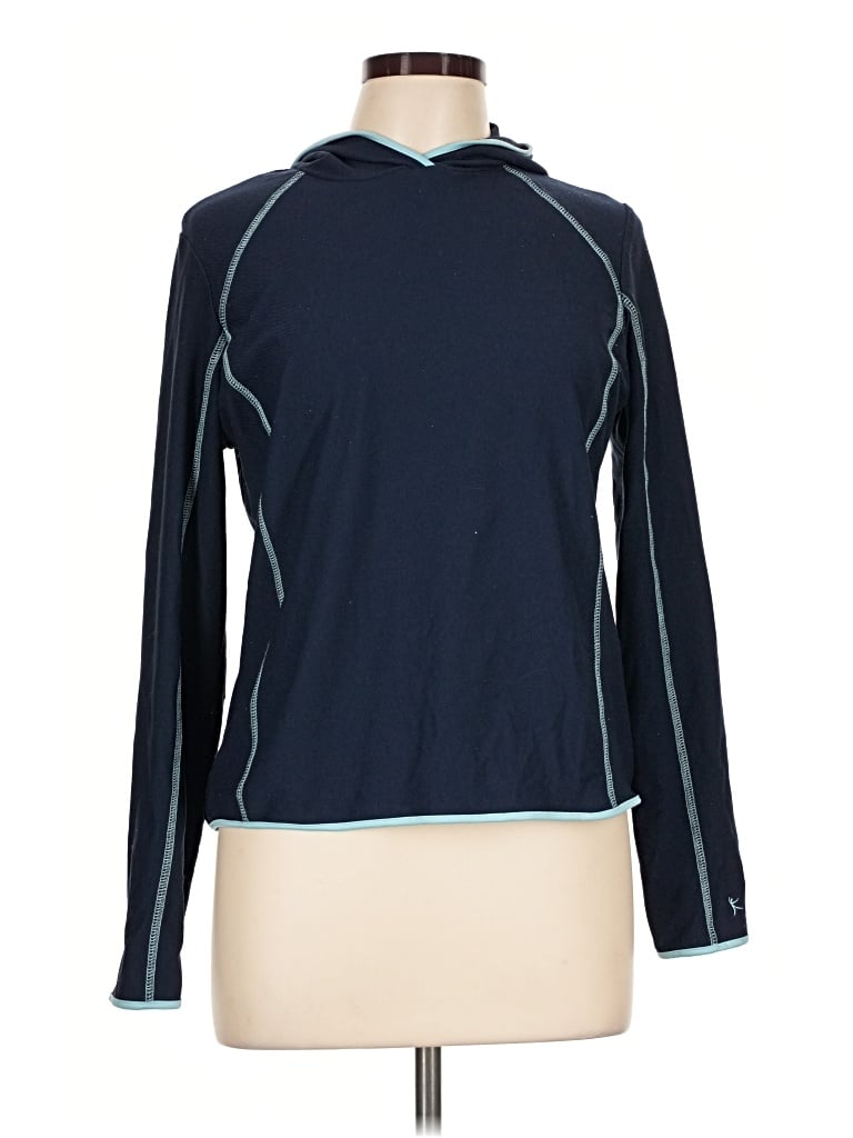Pre-owned Danskin Now Cardigan Sweater In Blue