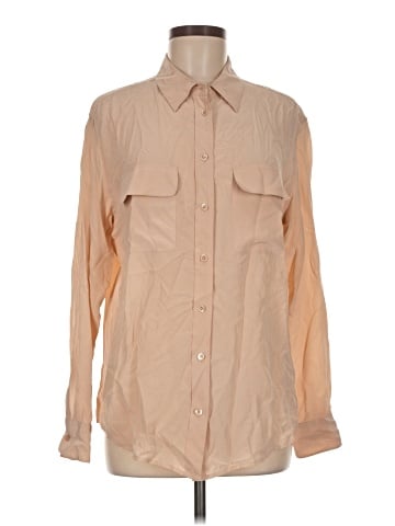Equipment Long Sleeve Button-Down Shirt (view 1)