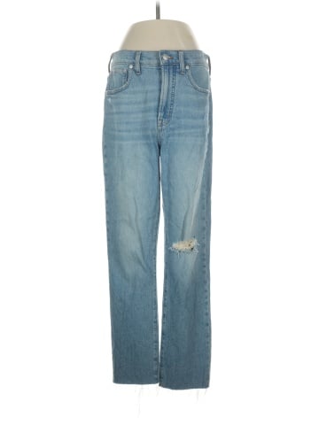 Madewell The Perfect Vintage Jean in Coney Wash: Destroyed Edition (view 1)
