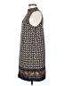 Soprano 100% Polyester Print Gray Casual Dress Size S - photo 5