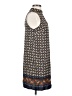Soprano 100% Polyester Print Gray Casual Dress Size S - photo 4