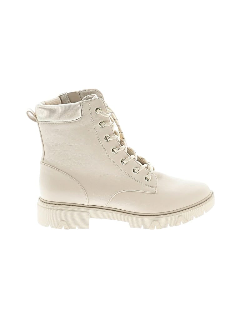 Pre-owned Dr. Scholl's Ankle Boots In Ivory
