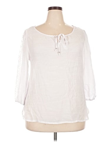 Unique Spectrum 3/4 Sleeve Blouse (view 1)