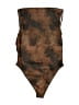 Shein Camo Brown One Piece Swimsuit Size L - photo 2