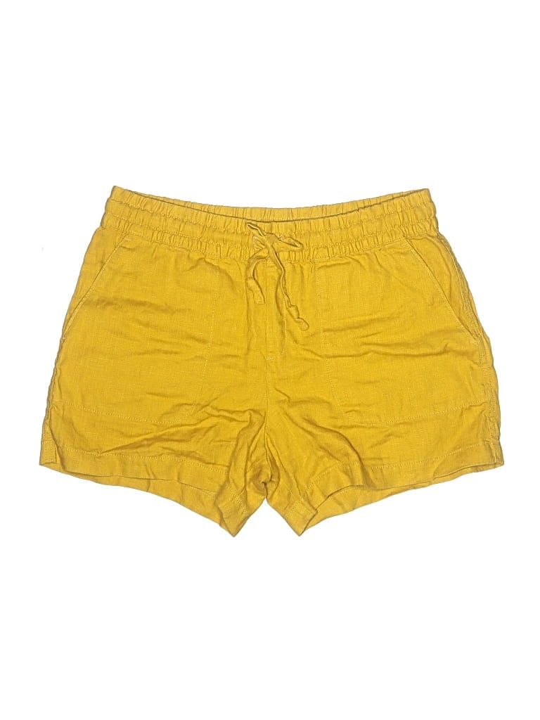 Pre-owned Garnet Hill Shorts In Yellow