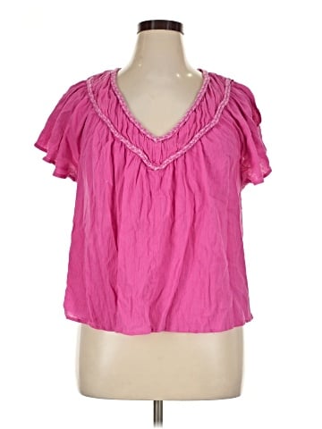 Jessica Simpson Short Sleeve Blouse (view 1)