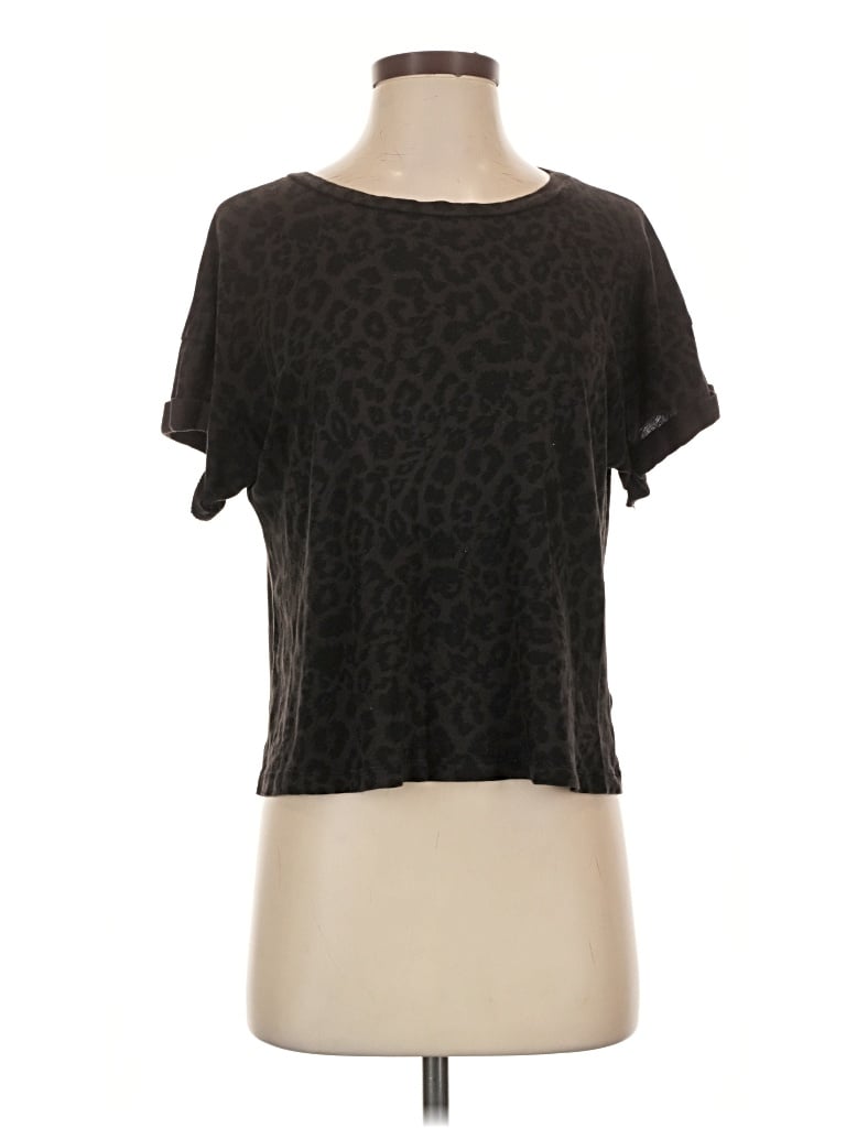 Pre-owned Lna Short Sleeve T-shirt In Brown