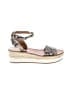 Lucky Brand Silver Wedges Size 9 - photo 1