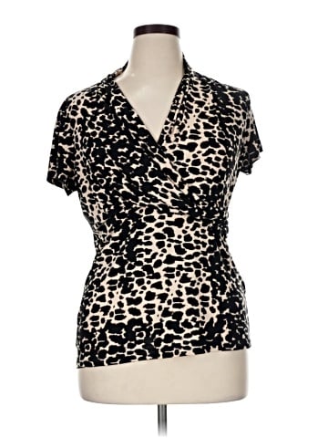 DKNY Short Sleeve Blouse (view 1)