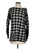 J.Jill 100% Cotton Houndstooth Silver Pullover Sweater Size S - photo 1