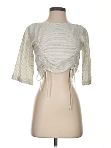 Zara Basic 3/4 Sleeve Top (view 1)