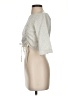 Zara Basic Ivory 3/4 Sleeve Top Size XS - photo 5