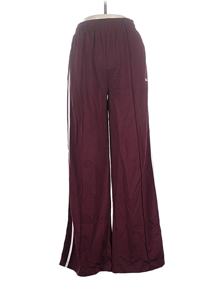 Pre-owned Tala Track Pants In Burgundy
