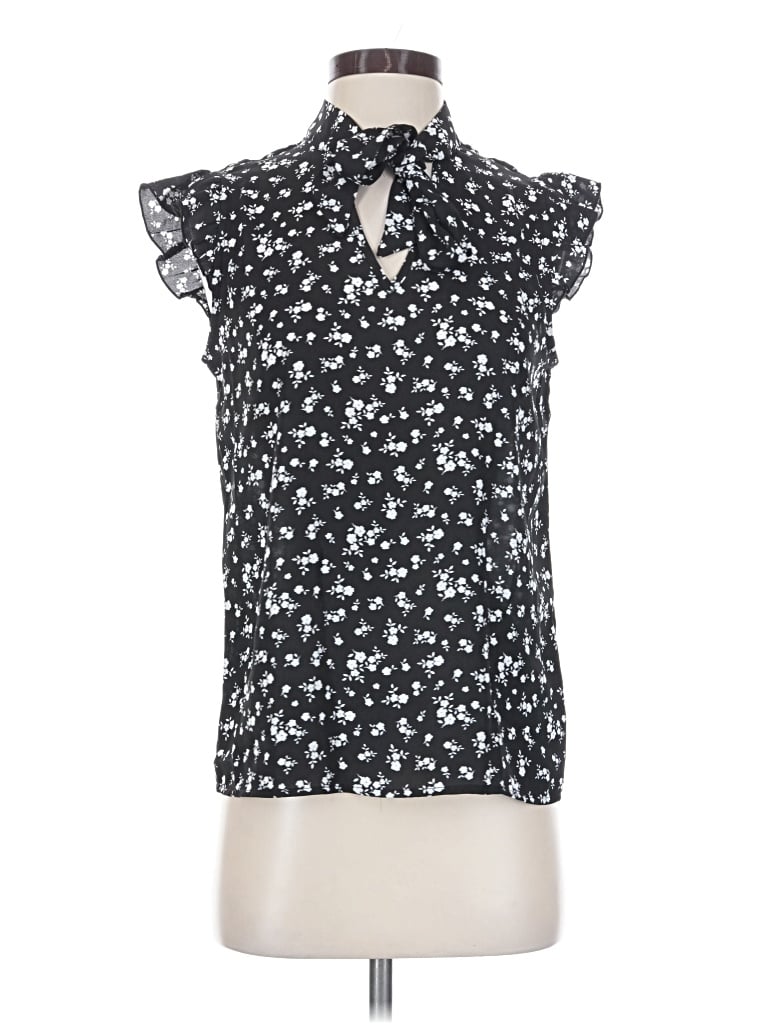 Tamara H. Sleeveless Blouse In Black