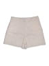 Theory Chevron-herringbone Ivory Shorts Size 6 - photo 2