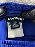 Lands' End 100% Polyester Solid Blue Athletic Shorts Size 6 - 7 - photo 3