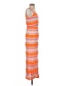 Splendid Stripes Orange Casual Dress Size XS - photo 4