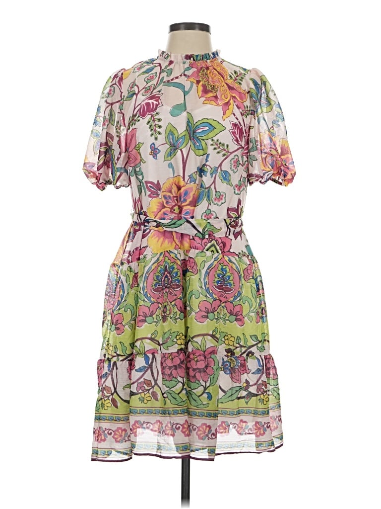 Pre-owned Julia Jordan Casual Dress In Green