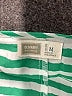 Old Navy 100% Polyester Stripes Green Short Sleeve Blouse Size M - photo 7