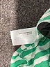 Old Navy 100% Polyester Stripes Green Short Sleeve Blouse Size M - photo 8