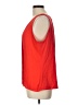 Ann Taylor Factory 100% Polyester Red Sleeveless Blouse Size L - photo 5