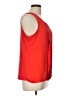 Ann Taylor Factory 100% Polyester Red Sleeveless Blouse Size L - photo 4