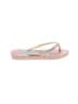 Havaianas Pink Flip Flops Size 8 (kids) - photo 1