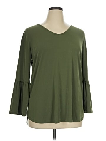 Ann Taylor Factory 3/4 Sleeve Top (view 1)